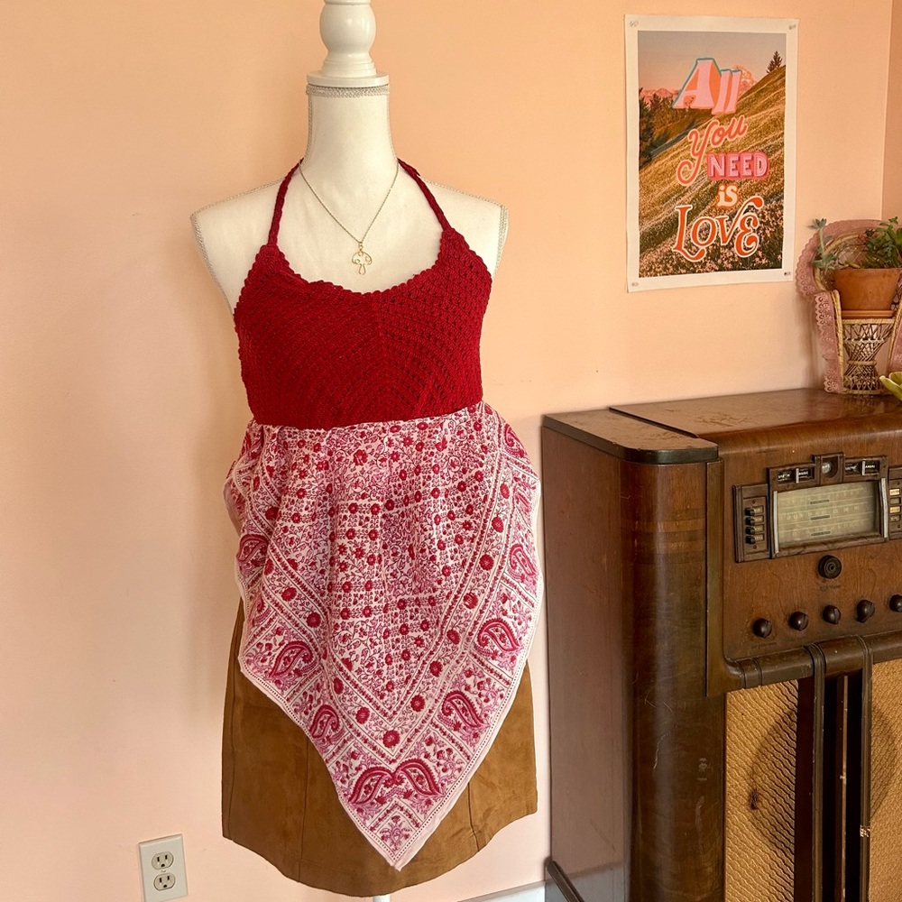 Upcycled Halter Top
